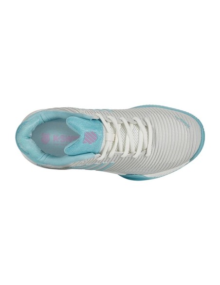 Kswiss Hypercourt Express 2 Hb Mujer Blanco Azul | Ofertas de pádel